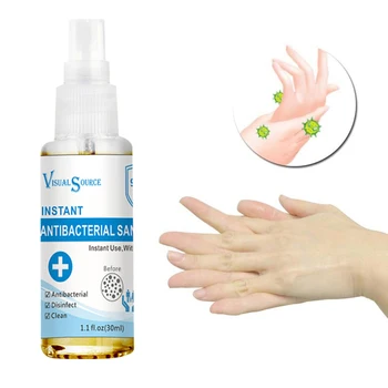 

30ml Nano Silver Ion Disinfection Spray Antibacterial Personal Hygiene Cleaning Supplies hand sanitizer alcohol gel Care TSLM1