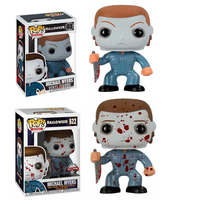 FUNKO POP Майкл Майерс #03 & #662 коллекционная фигурка, Игрушечная модель виниловая кукла игрушки для детей Хэллоуин
