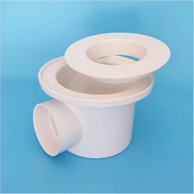 Fish pond filter parts with water trap outlet water outlet filter intubation flower drain Canvas