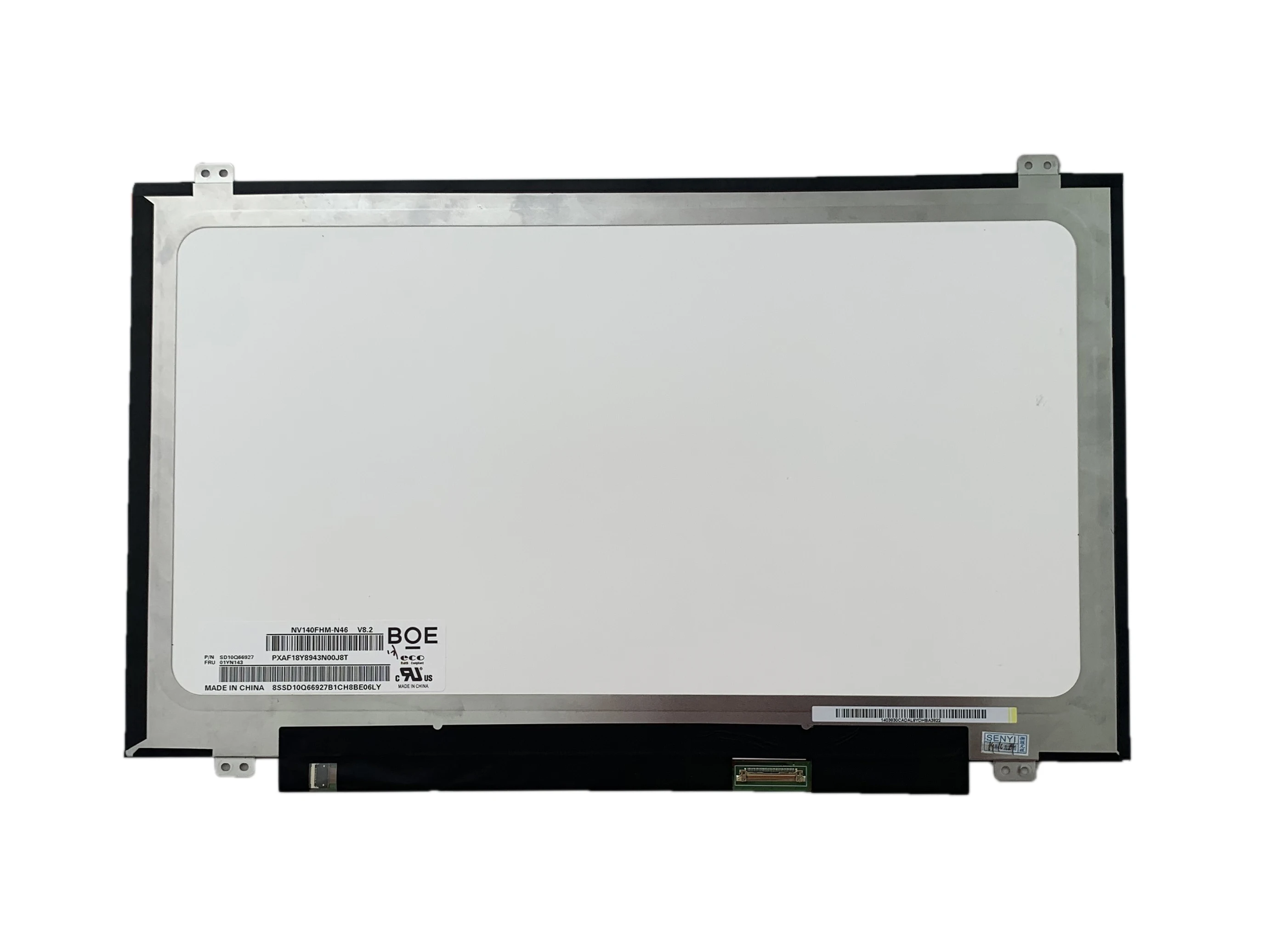 NV140FHM-N46 14,0 дюймовый ЖК-экран для ноутбука lenovo thinkpad T480S разрешение 2K 1920 × 1080 FHD eDP 30 контактов ips светодиодный ЖК-дисплей
