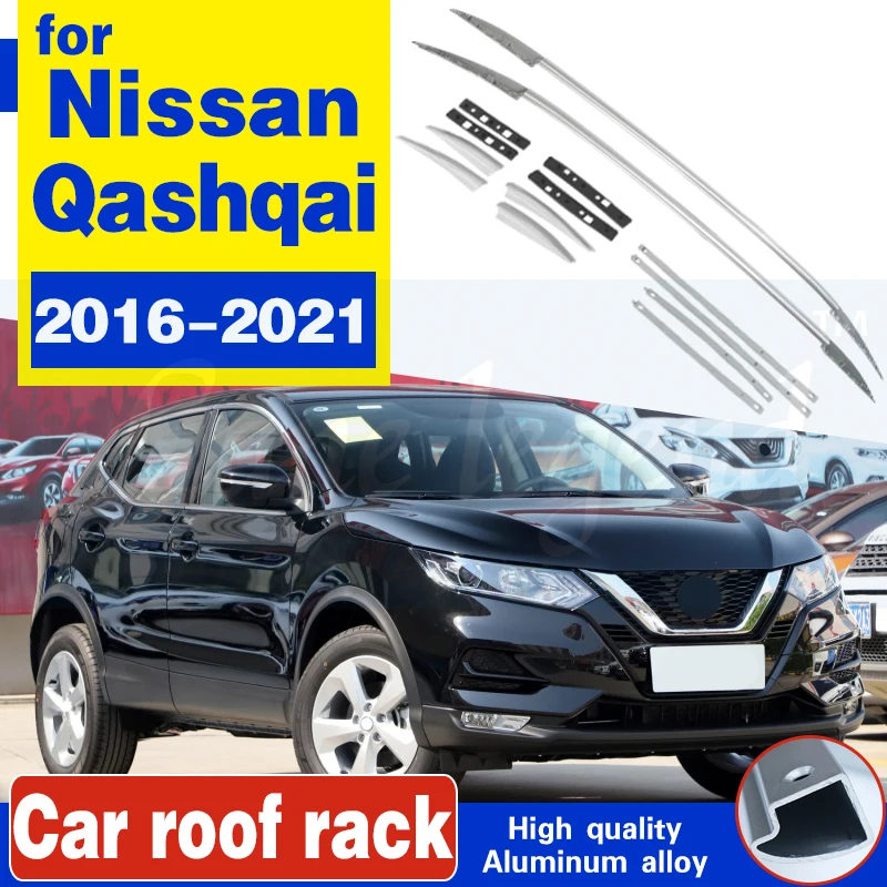 Carstyling Aluminum Alloy Roof Rack Side Rails Bars Roof Racks A Pair
