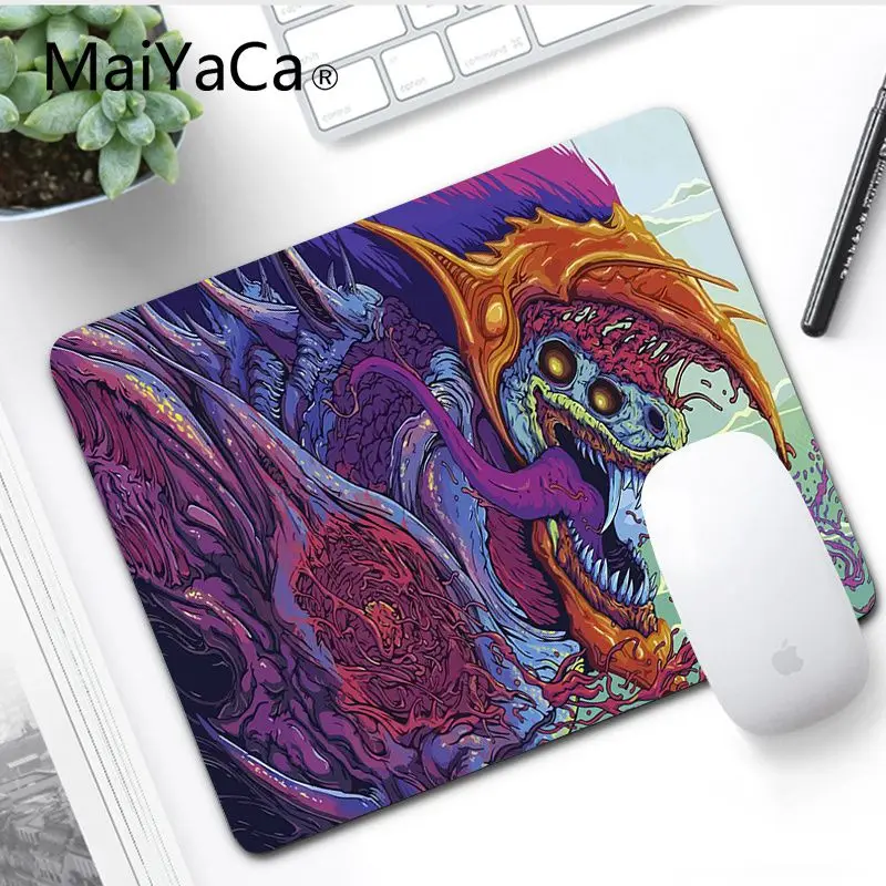 No LockEdge 20x25cm MaiYaCa высокое качество Hyperbeast DIY дизайн игровой с узором коврик для мыши большой коврик для мыши ПК компьютерный коврик - Цвет: No LockEdge 20x25cm