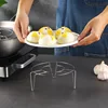 Stainless Steel Pot Steaming Rack Round Durable Multi-Purpose Steam Tray Cookware Stock Cooking Stand Kitchen Accessories ► Photo 3/6