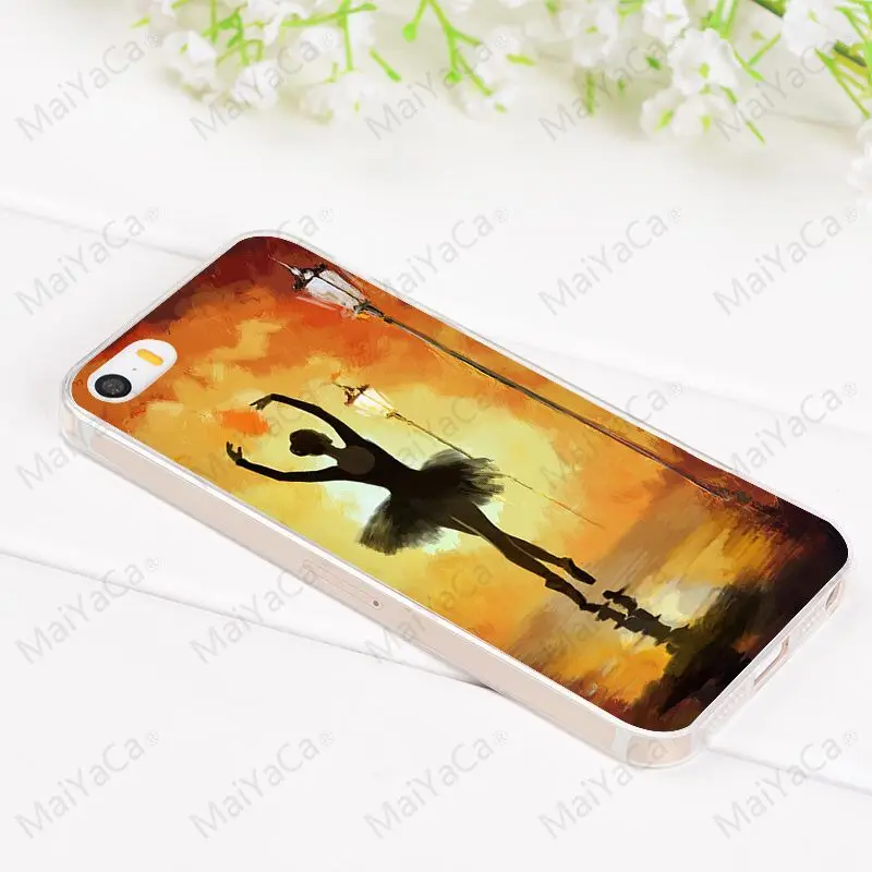 MaiYaCa красивый балетный танцор балерина En Pointe Balle чехол для телефона для iPhone 8 7 6 6S Plus X xsmax 11pro max 5S чехол - Цвет: 13