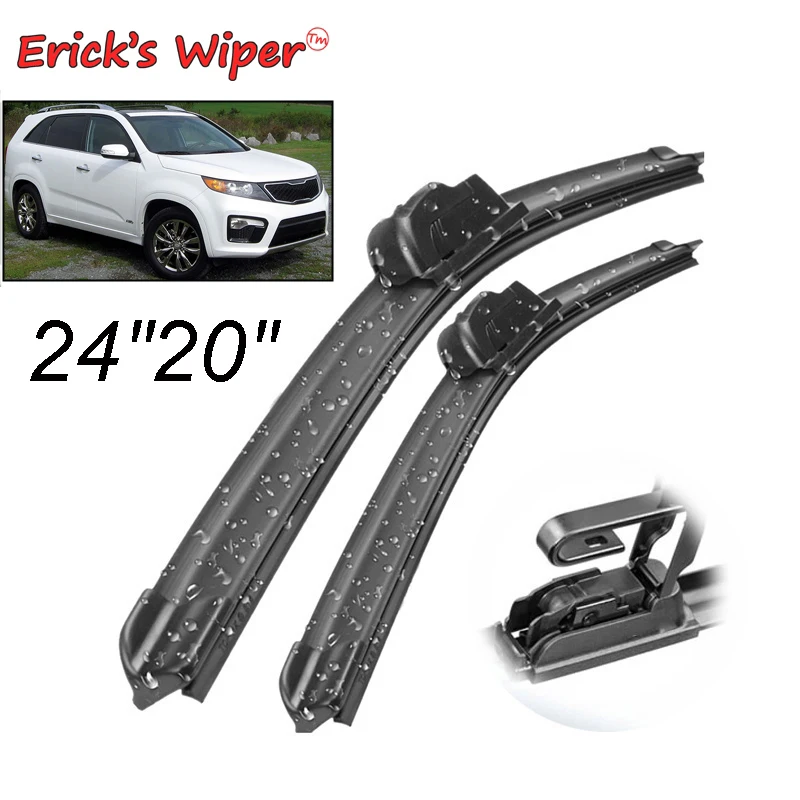 Щетки стеклоочистителя Erick's для Kia Sorento MK2 2010 2014 лобовое стекло переднее 24 дюйма +