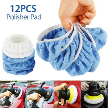 

Bonnet Polishing pad​ Wool Waxing Buffing Tools Pack Replacement 12pcs