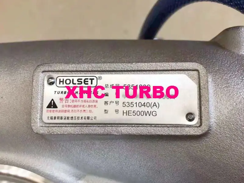 Подлинный Турбокомпрессор HOLSET HE500WG 5351039 5351040 для Shantui SD22 earthmover Chongqing CUMMINS QSNT855 QSN14 14L