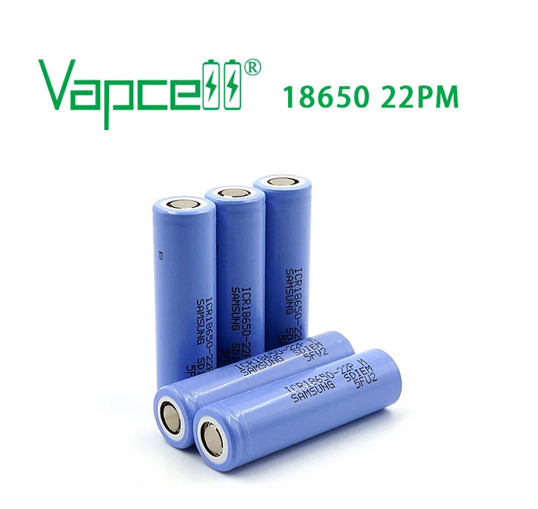 Vapcell Оригинальная 18650 перезаряжаемая батарея 2200 мАч 10А(22PM) батареи для игрушек фонарик