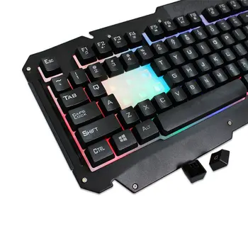

USB Wired Backlit Gaming Keyboard Mechanical Keyboard for Computer PC Laptop Game Player Equipment Accessories N1HD