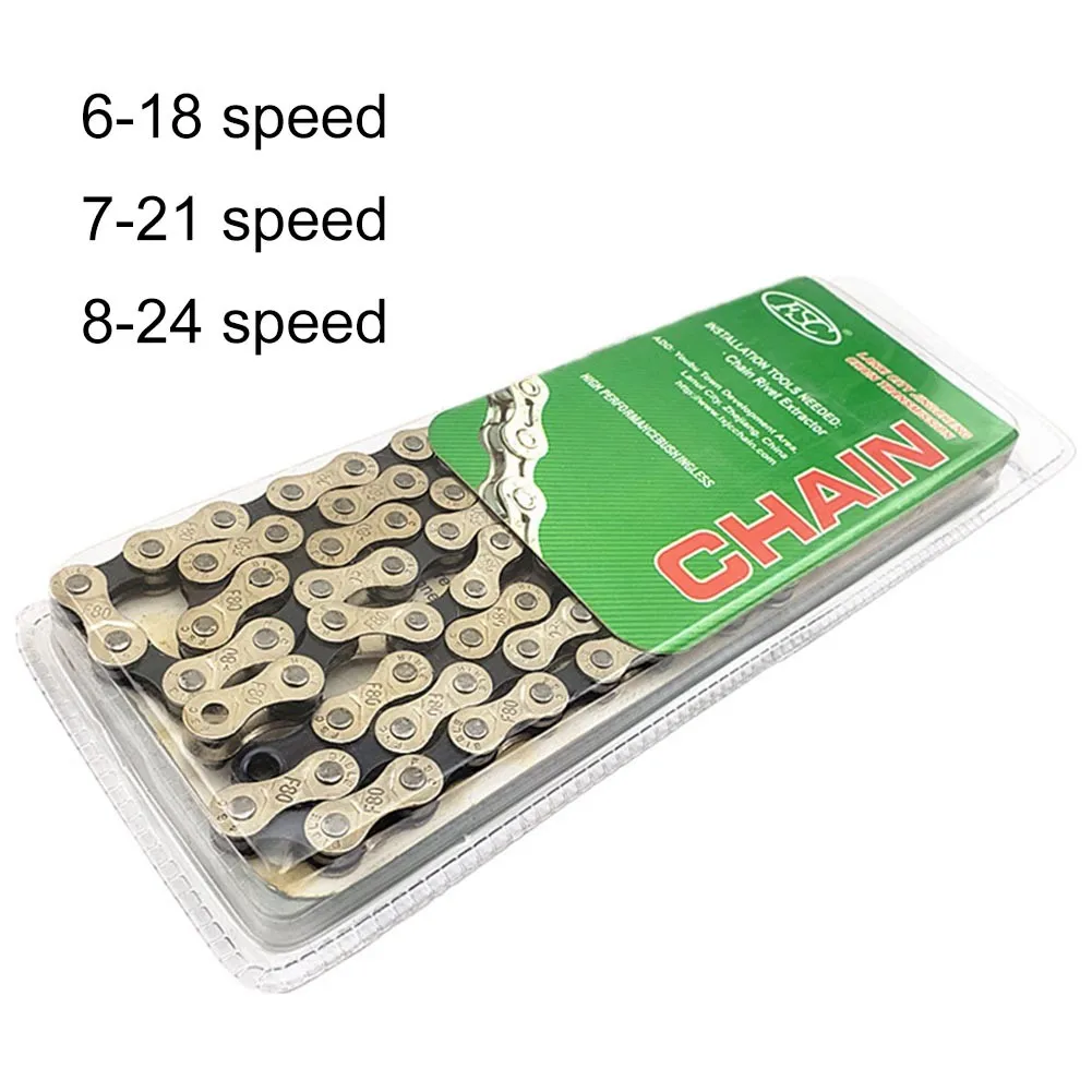 Bicycle Chain 6/7/8/9 Speed Mountain Road Bike Chains For Shiman0 Gold