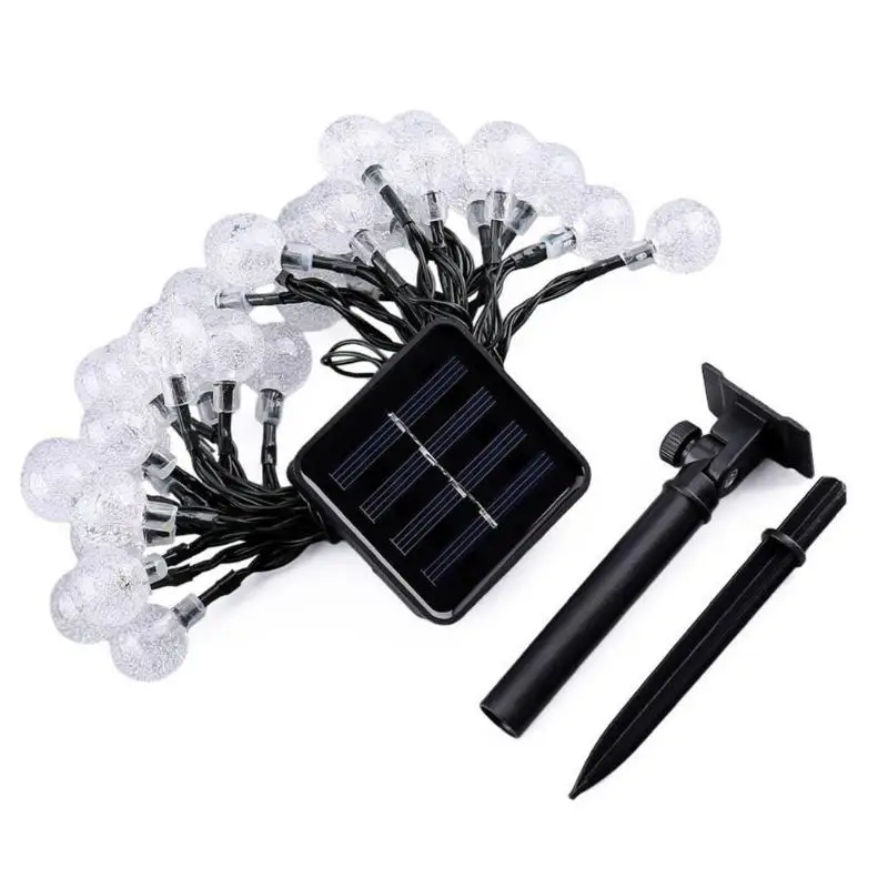 

50 LEDs 10m Crystal Ball Solar Light Outdoor String Lamps for Christmas
