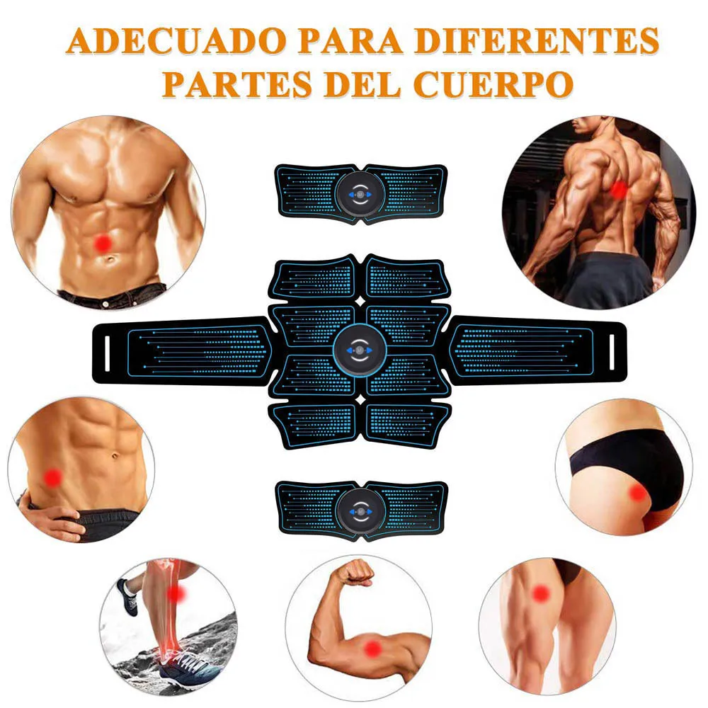 EMS Abdominal Electromagnetic Stimulation Of Muscles Abs Training Gear Muscles Toner Exercise At Home Gym Fitness Equipment