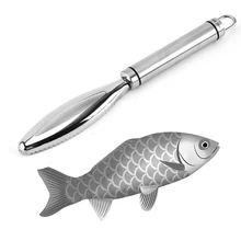 Нержавеющая сталь для очистки рыбьей чешуи скребки для кожи нож для удаления скалер щетка для морепродуктов Инструменты Кухонные гаджеты