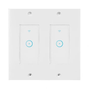 

Two Switch Smart Switch Panel WiFi Press Wall Voice Switch Graffiti Smart Switch