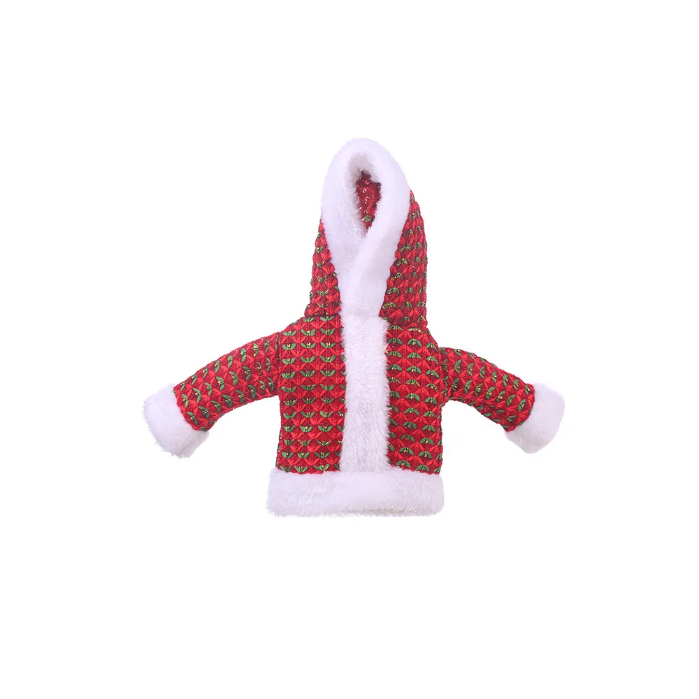 Useful Christmas Decorations Sweater for Bottle Santa Clause Coat Clothes Man Dress For Wine Bottle Decor - Цвет: ZHGZ14836