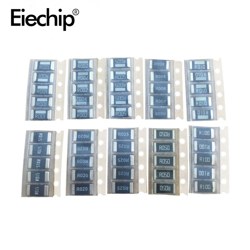 2512 SMD resistors kit 1 High quality alloy resistance 10 value*5pcs
