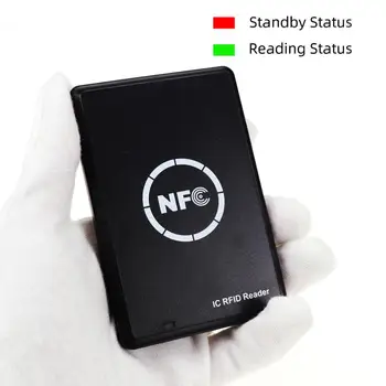 5YOA NFC Smart Card Reader Writer RFID Copier Duplicator 13.56MHz USB Programmer Key fobs Card IC UID S50 MF ISO14443A Tag 1