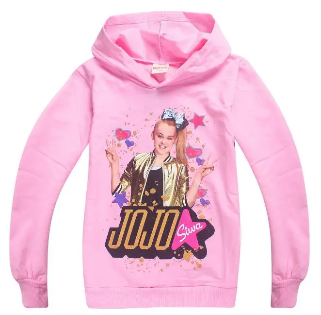 Лидер продаж; Розничная ; Новинка года; детские толстовки jojo siwa; сезон весна-осень; свитер с длинными рукавами для девочек; футболка; 7221