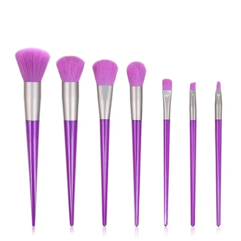 

7 pcs Rubber Handle Makeup Brush Set Professional Makeup Tools Eyeshadow Brushes Make Up Brushes Face maquiagem new -