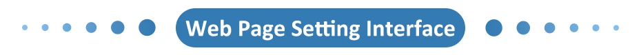 Web Page Setting Interface