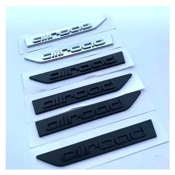 

10pais x ABS Plastic Car Fend Side Sticker For allroad Logo Emblem Badge Embleme Emblema