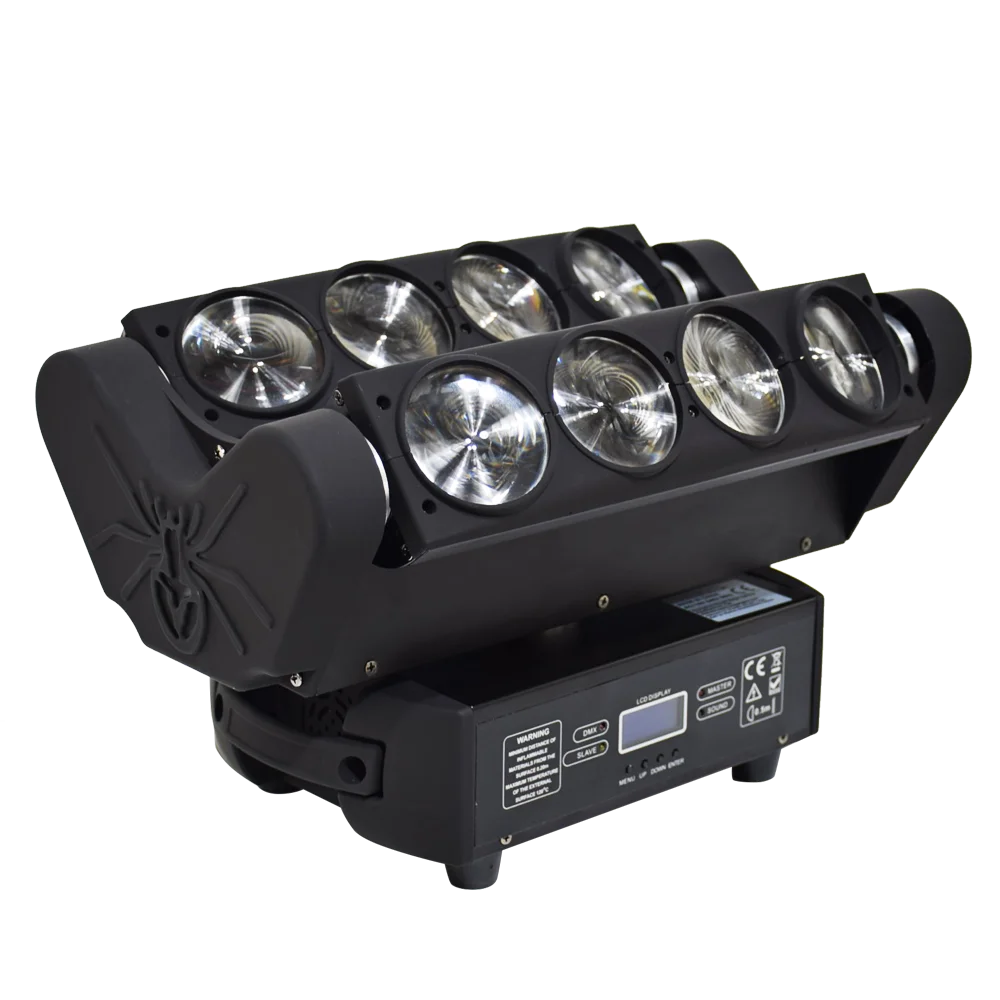 8x12w движущийся светильник паук ручной