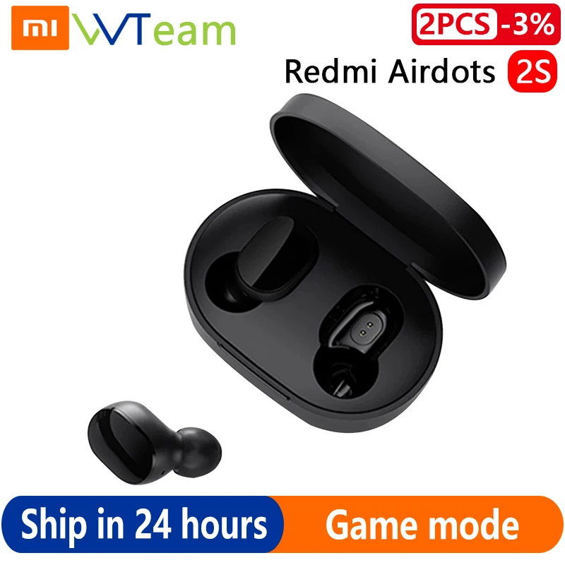 Hot Products! New Xiaomi Mi True Wireless Earbuds Basic 2S Touch Control TWS Bluetooth Earphone Type C Headphones Bluetooth 5.0 Gaming Mode