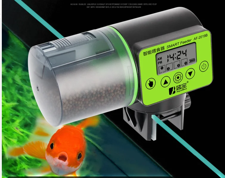 

2 in 1 Manual and Smart Automatic Fish Feeder Aquarium Timer Feeder Digital Fish Tank Electrical Food Feeding Fish Feeder Tool