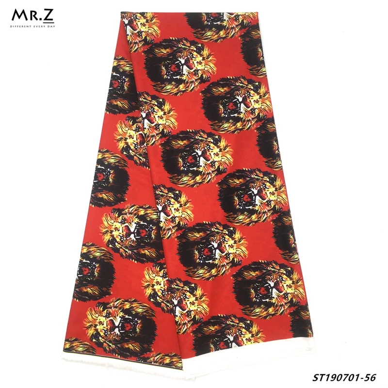 

Mr.Z Imitated Silk Wax Materials 2019 Nigerian Silk Chiffon Fabric African Fabric Ankara High Quality Wax Prints Fabric