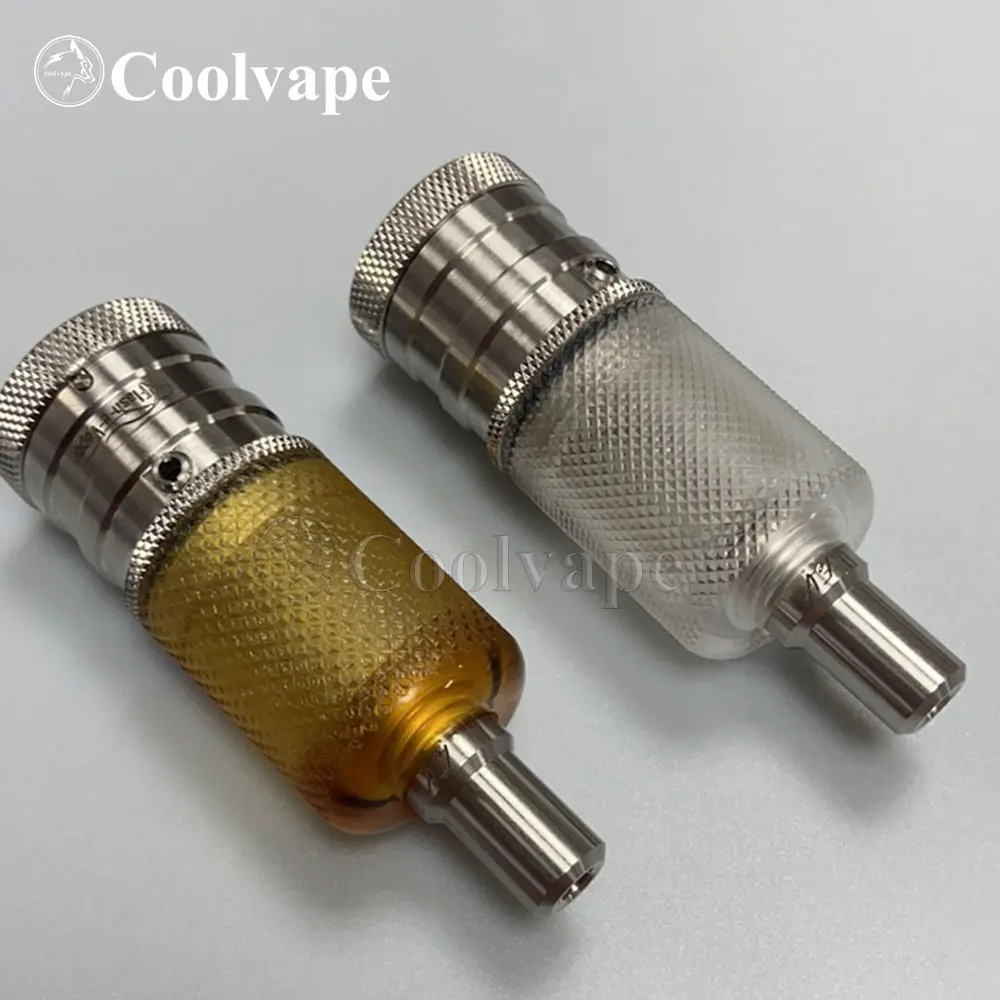 

5PCS YFTK Flash e-Vapor V4.5S+ Style RTA Replacement Bell Cap 4.0ml Dome Tank PEI Clear Black