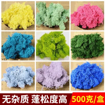 

Impurities Class a Eternal Flowers DIY Fresh Moss Ball Box Wholesale Home Decoration Living Green Moss Wall