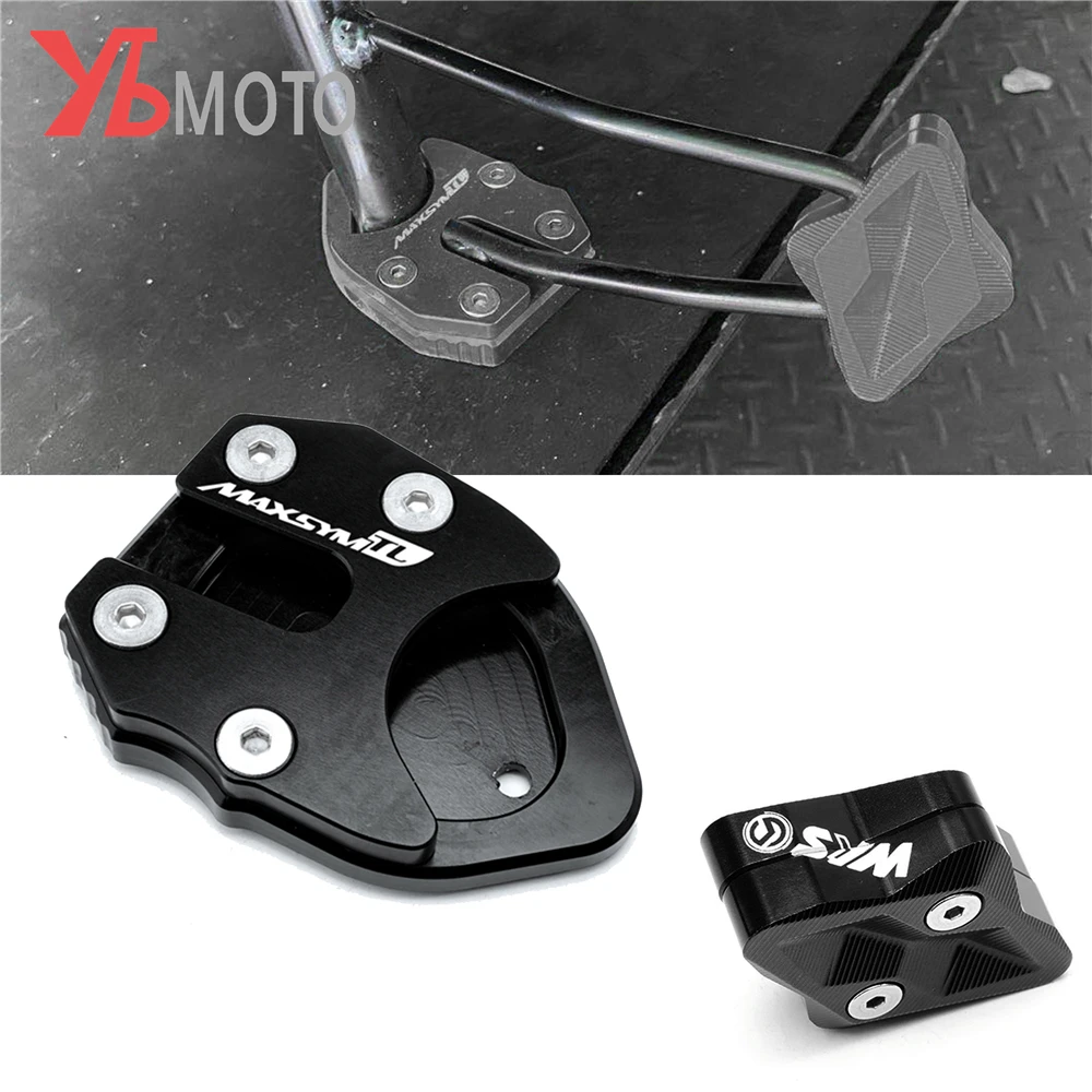 Past Voor Sym Maxsym TL500 T500 2020 2021 Motorfiets Nieuwe Aluminium  Ondersteuning Kickstand Kolom Extra Voet Vergroter Plaat|Covers \u0026  Ornamental Mouldings| - AliExpress