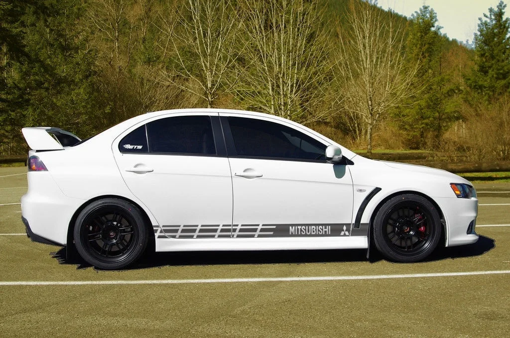 

For 97.5" Multiple Color Graphic Lancer Lancer Evolution Car Racing Decal Sticker