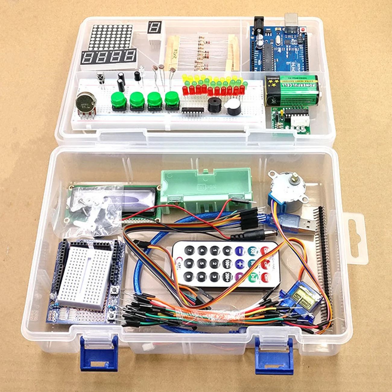 Интеллектуальная электроника UNO R3 шаговый двигатель/сервопривод/1602 ЖК