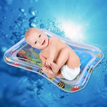 

Summer Baby Inflatable Patted Pad Infant Water for Baby Activity Ice Mat Cushion Toy with Inflator