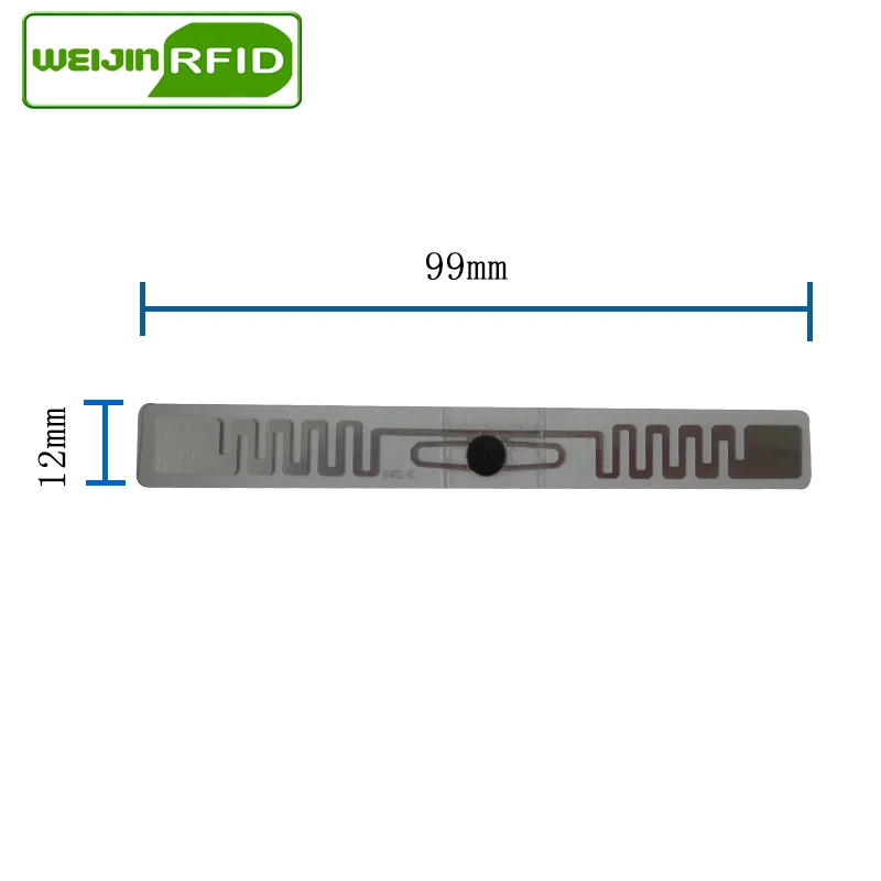 Наклейка на лобовое стекло автомобиля UHF RFID 915 м 868 860 960 МГц 1000 шт. Бесплатная