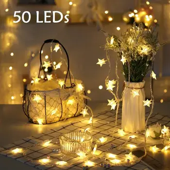 

20 LED 3m Star String Lights LED Fairy Lights Christmas Party Twinkle Lights Wedding Decoration Lights For Bedroom