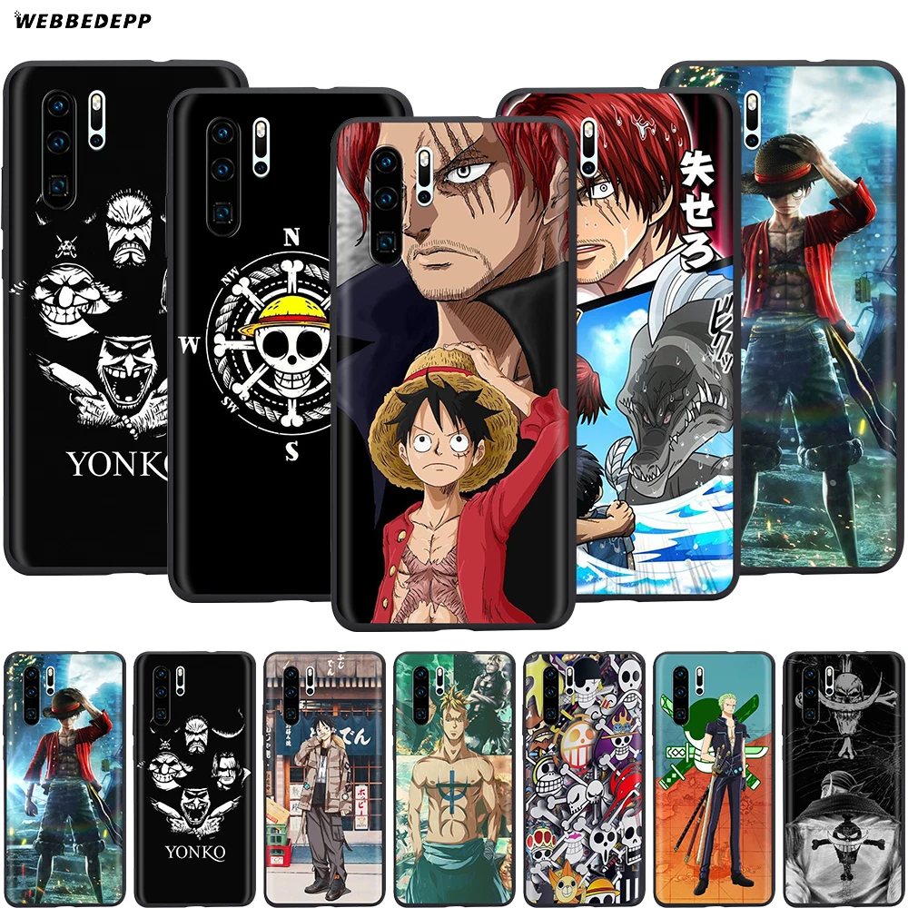 Webbedepp Аниме One Piece Luffy чехол для Huawei P8 P9 P10 P20 P30 Lite Pro P Smart Z 2019 Мини|Бамперы| |