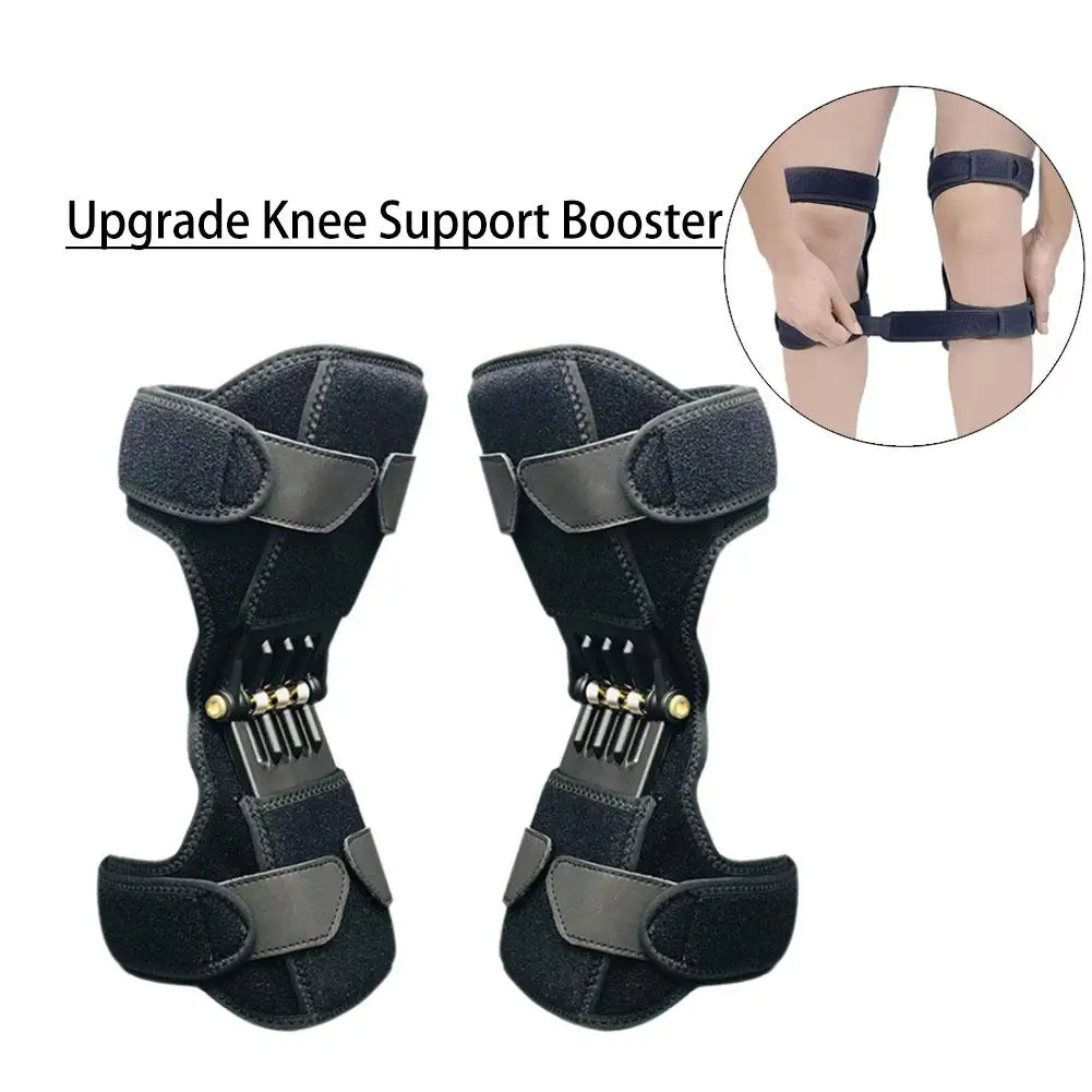 

Joint Support Knee Pads Rebound Leg Force Knee Booster Brace Support Breathable Non-slip Powerful Stabilizer Power Lift Knee Pad