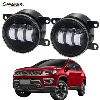 

LED Fog Light For Jeep Compass MP 2017 2018 Car H11 Front Bumper Fog Lamp DRL Amber White 30W 4000LM 12V