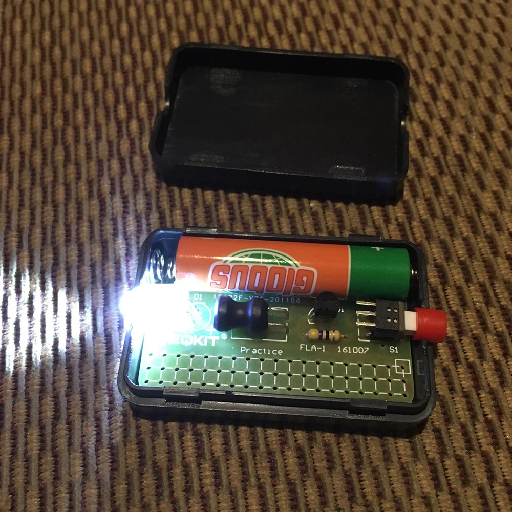 Diy kits elektronische 1 5 v taschenlampe mini nacht lichter l ten