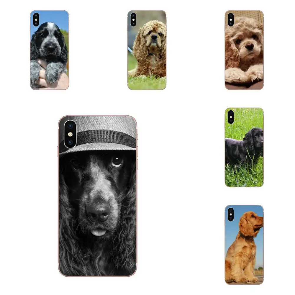 Cocker Spaniels чехлы из мягкого силикона ТПУ с изображением собаки для Xiaomi Redmi Note 2 3 3S 4 4A