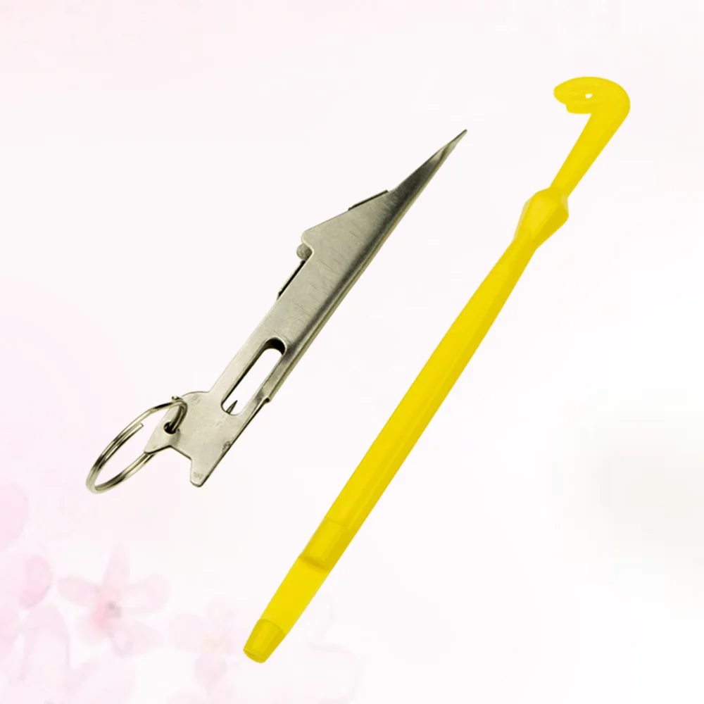 

1 Set Quick Nail Knot Tying Tool and Single Head Loop Tyer Kit for Angler Tackle Fishing Line Tools and Hook Accessories