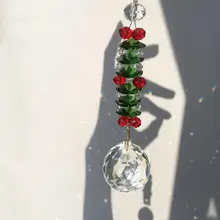 1 шт. 30 мм Хрустальный подвесной кулон ручной работы, украшение для рождественского декора, Радужный производитель призм, украшение для дома фэн-шуй