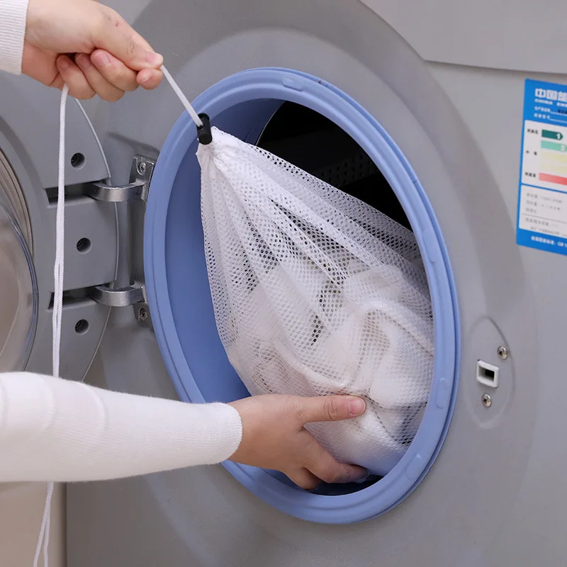 

Washing Machine Laundry Bag Suit Protective Laundry Bag down Feather Fine Mesh Combination for Laundry Underwear Large Size Poly