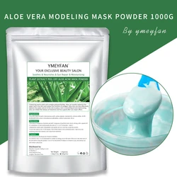 1000g Nature Aloe Vera Extract Modeling Mask Powder Moisturizing Nourishing Soothes Repair Skin Peel Off Mask Powder Face Care