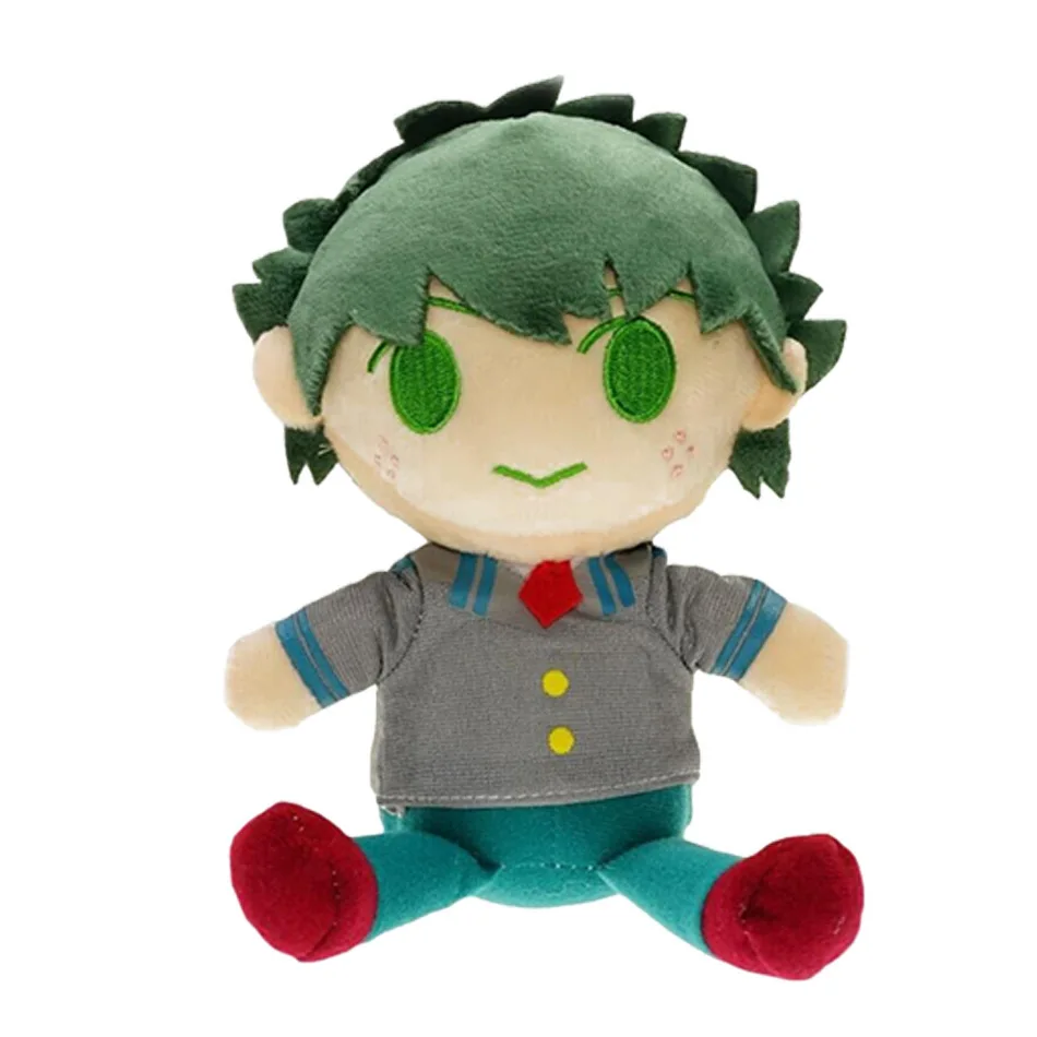 20 см мягкие куклы Мой герой училища плюшевые куклы Izuku Midoriya катсуки Bakugou Shouto Todoroki игрушка - Цвет: Зеленый