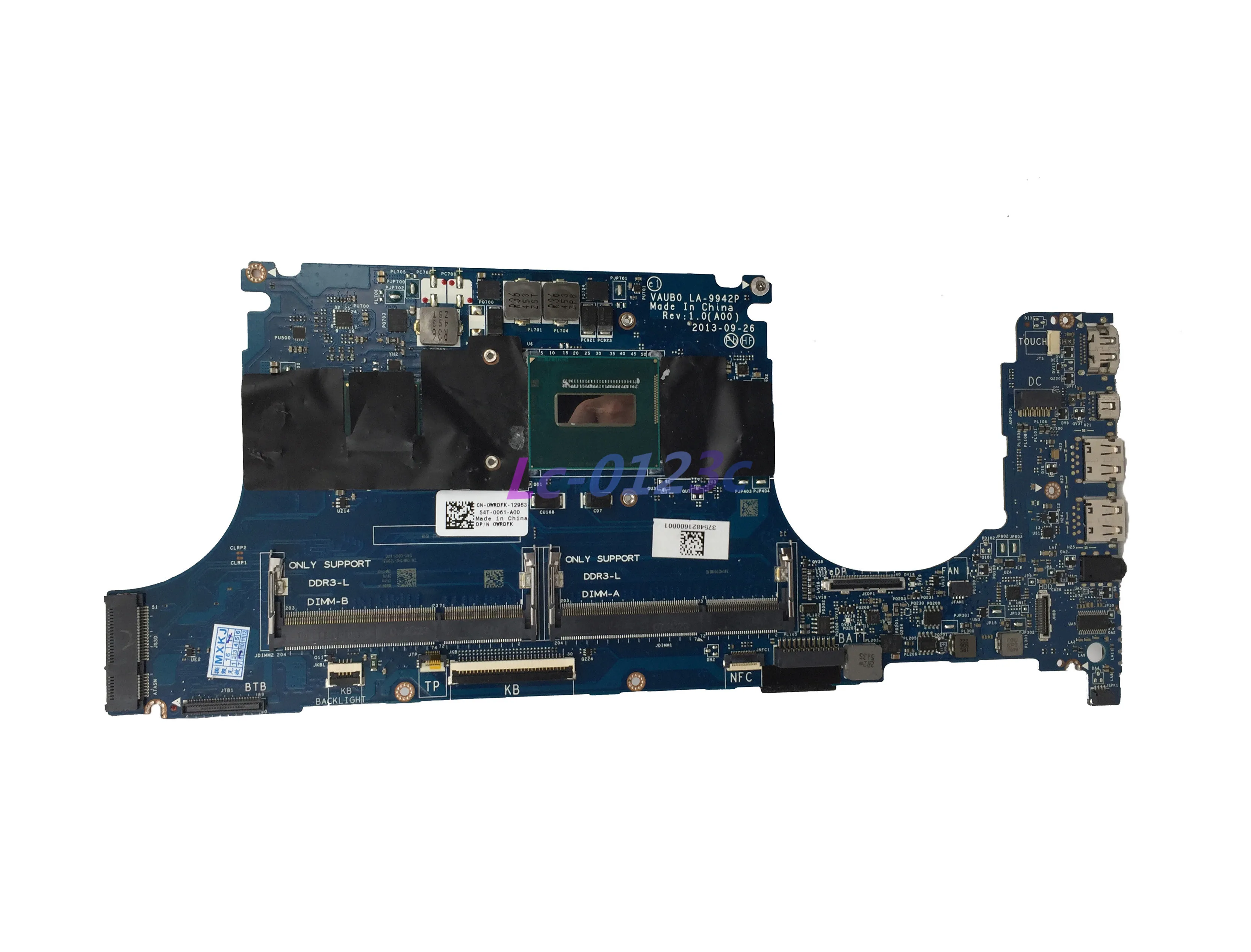 Fulcol для DELL XPS 9530 Материнская плата ноутбука с I5-4200H cpu CN-0WRDFK 0WRDFK VAUB0 LA-9942P DDR3