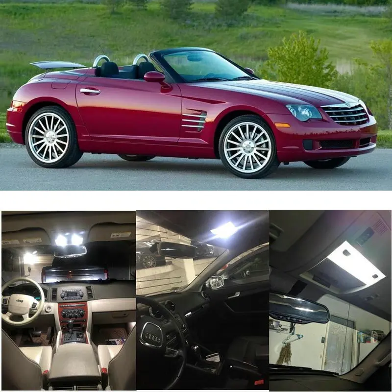 Светодиодный светильник для салона автомобиля Chrysler Crossfire PT Cruiser Licnse купольная