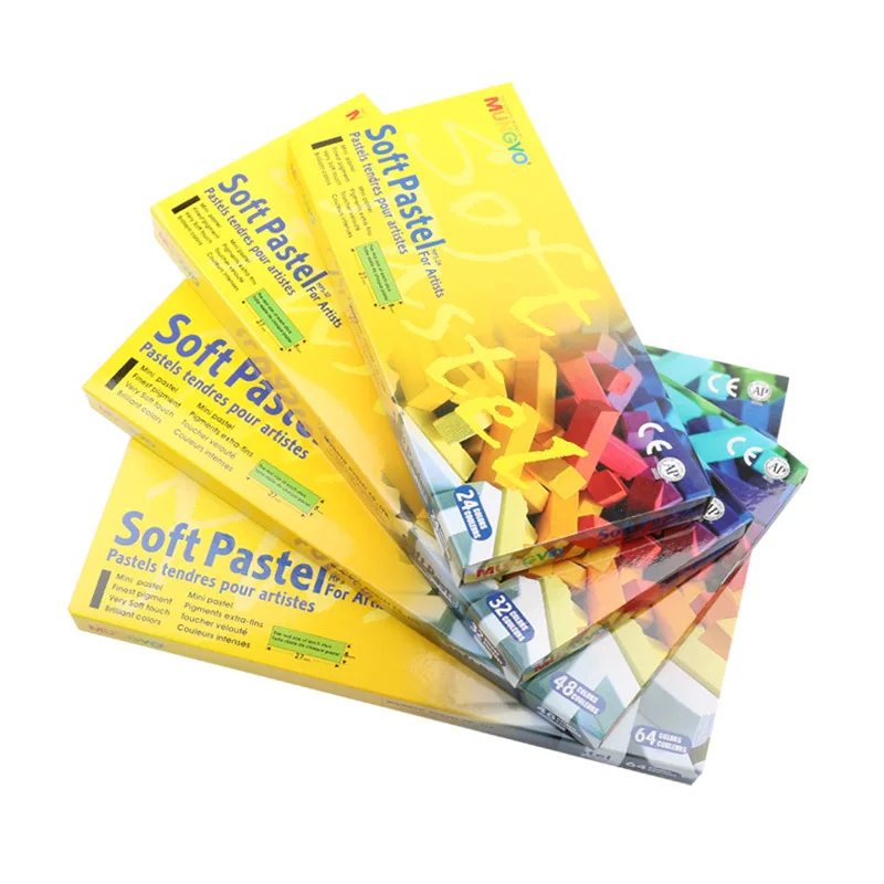 Linha de Desenho Tintura de Cabelo Cores Fácil Usar Vara Toner Portátil Liso Macio Curto Pastel Pintura Giz Conjunto 32 - 48 60 2 Material escolar e de escritório